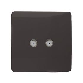 Dark Brown Wiring Accessories Trendi Decorative Screwless Dark Brown Wiring Accessories Trendi Decorative Screwless